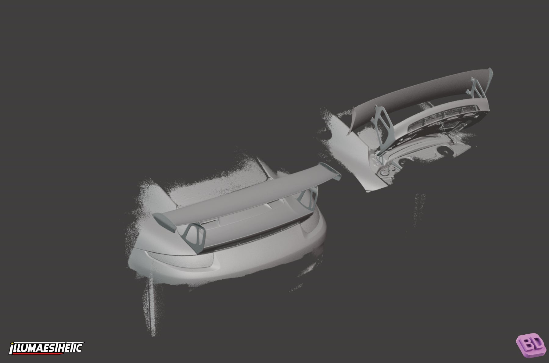 Porsche 911 (991) 3D Scan Model 2011-2019 - High Quality Car Design for 3D Printing, Gaming & Automotive Enthusiasts