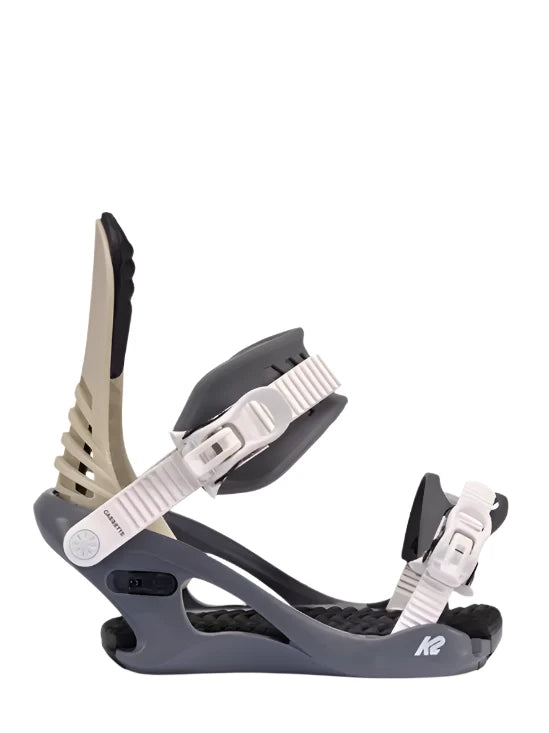 K2 Women's Cassette Snowboard Bindings 2025 - Lightweight & Responsive for All-Mountain Riding - Perfect for Freestyle and Powder Snowboarding