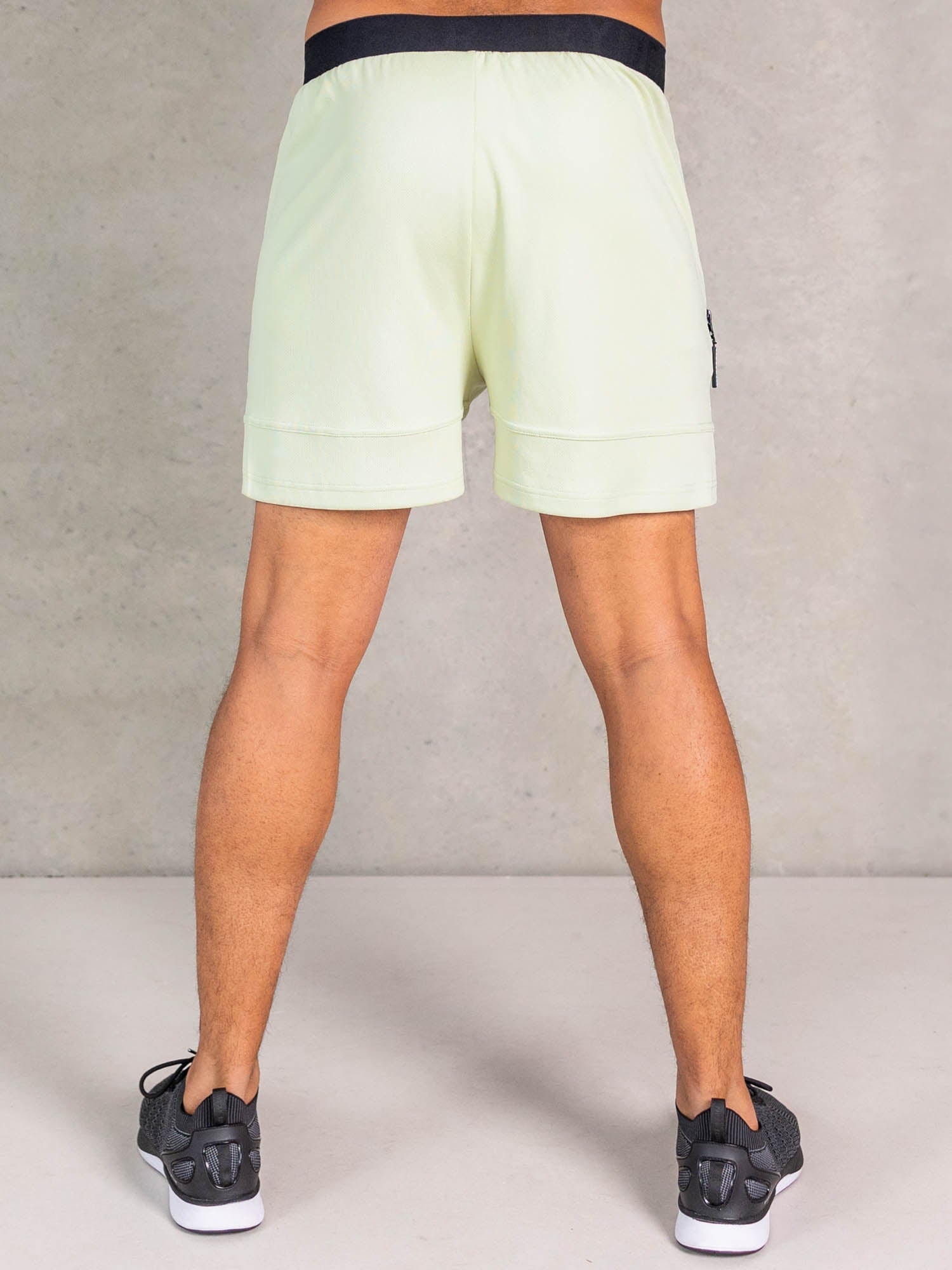 Advanced Mesh Running Shorts for Men - Breathable Quick-Dry Workout Shorts with Pockets - Perfect for Gym, Jogging & Outdoor Sports - Matcha Green