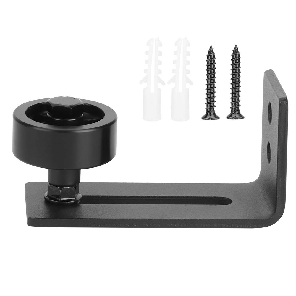 SALUTUY Heavy Duty Carbon Steel Barn Door Roller Guide - Adjustable Bottom Roller for Smooth & Quiet Sliding Door Installation | Perfect for Home, Office & Closet Doors