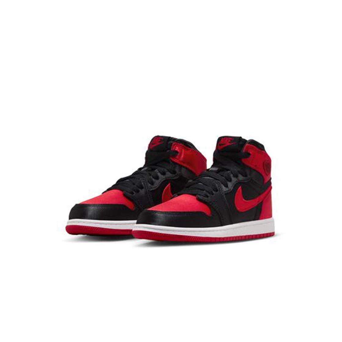 Air Jordan 1 Retro High OG 'Satin Bred' Kids Basketball Shoes - Premium Quality Sneakers for Boys & Girls - Perfect for School, Sports & Casual Wear
