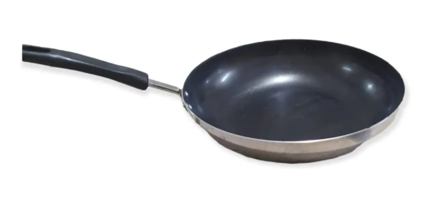 Non-Stick Black Paris Wok Frying Pan 28cm 3.3L - Durable Carbon Steel Cookware for Stir Fry, Sauté & Asian Cooking - Perfect for Home Chefs & Professional Kitchens