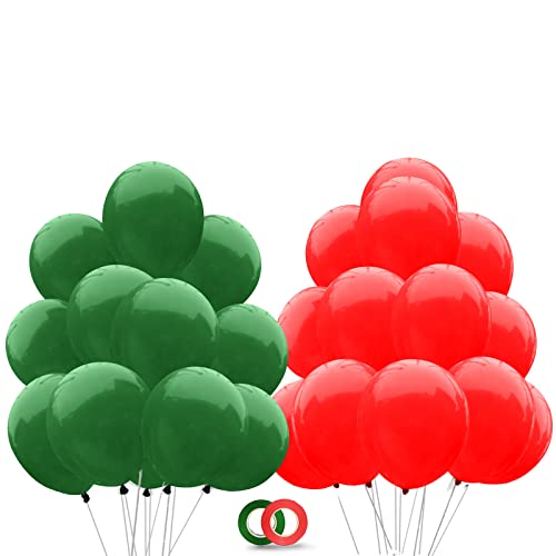 Darkgreen and Red