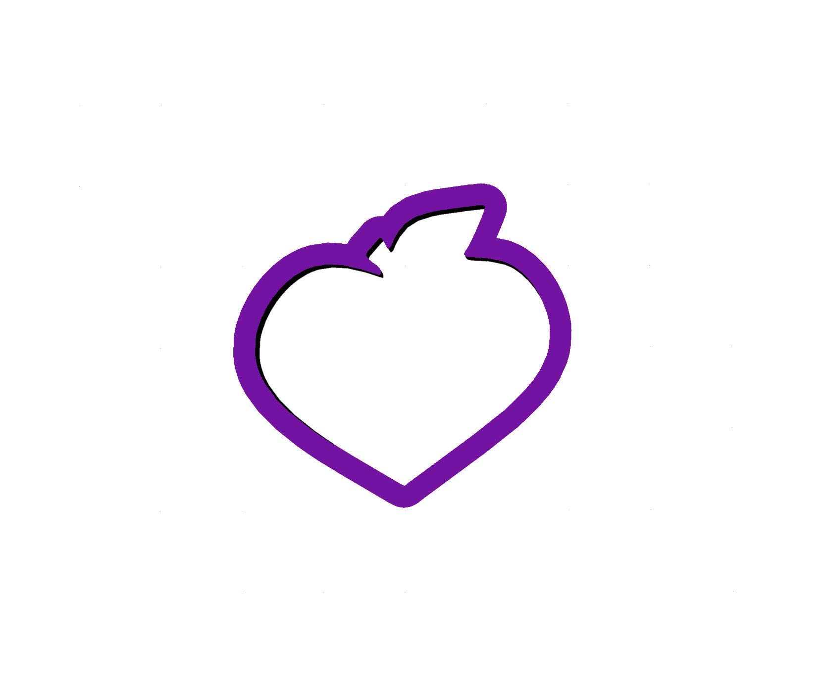 Heart-Shaped Apple Cookie Cutter Set for Valentine's Day Baking - Perfect for Homemade Cookies, Cake Decorating & Romantic Gifts