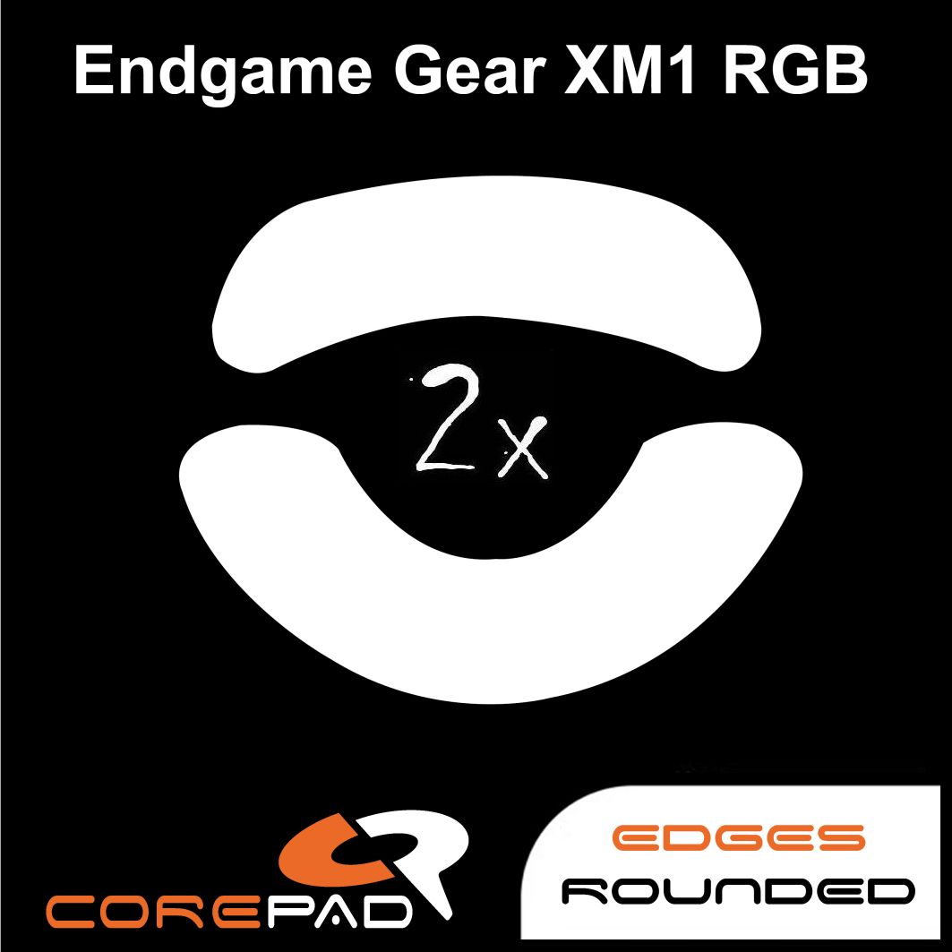 Corepad Skatez Mouse Feet for Endgame XM1 RGB & XM1r - Ultra Smooth Gliding Precision Gaming Mouse Skates - Perfect for FPS, MOBA, and Esports Gaming