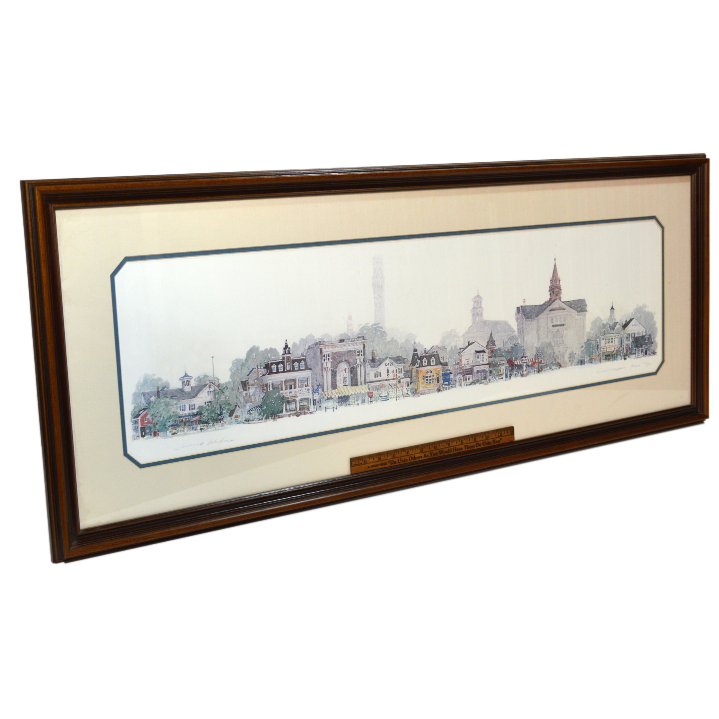 Limited Edition Framed Print Signed by Leonard Weber - Numbered 362/500 - Provincetown MA Artwork - Perfect for Home Decor, Office Wall Art & Gift Giving