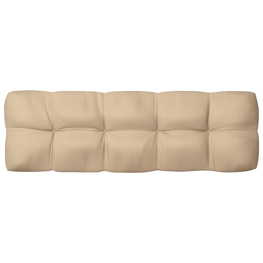 SKM 5-Piece Beige Pallet Sofa Cushions Set - Soft & Comfortable Seat Cushions for Outdoor Patio, Garden Furniture, and DIY Pallet Couches