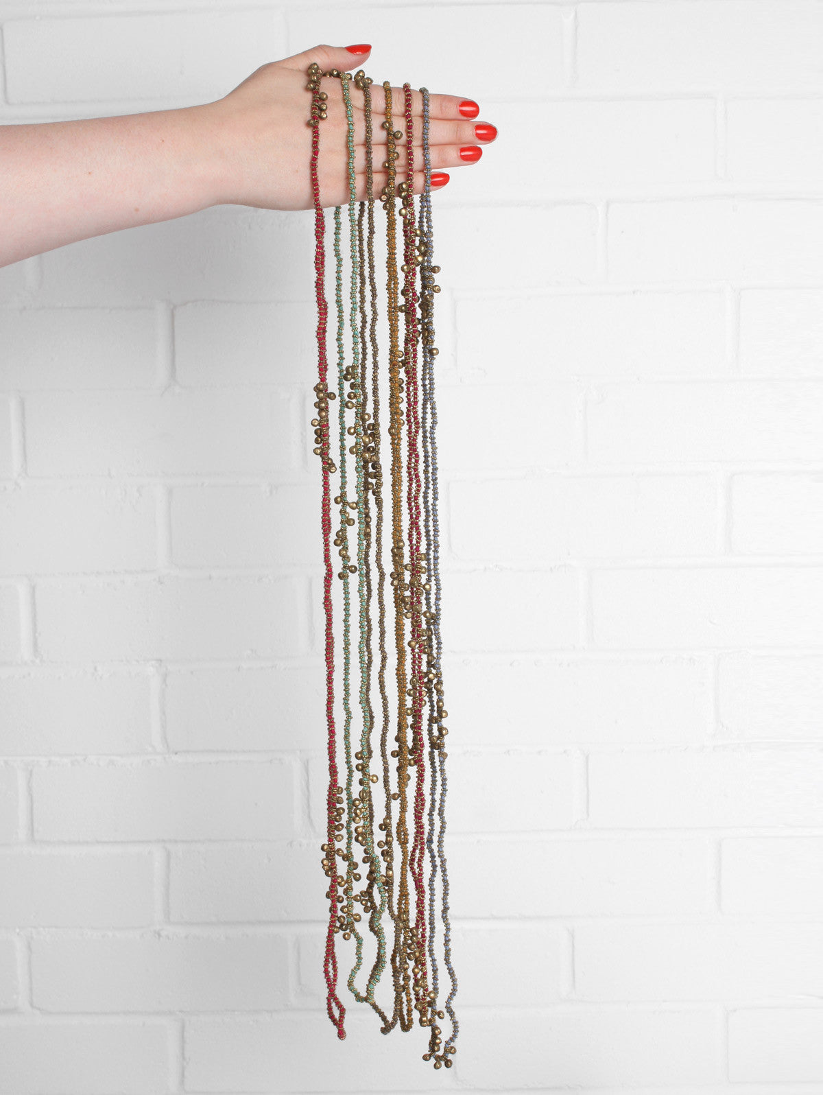 Kriti String of Bells Necklace - Elegant Bohemian Beaded Choker for Women | Perfect for Festivals, Weddings & Boho Fashion