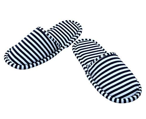 Eco-Friendly Travel Slippers - Washable Cotton Spa Slippers for Hotel, Home & Indoor Use - Perfect for Guests, Relaxation & Comfortable Lounging