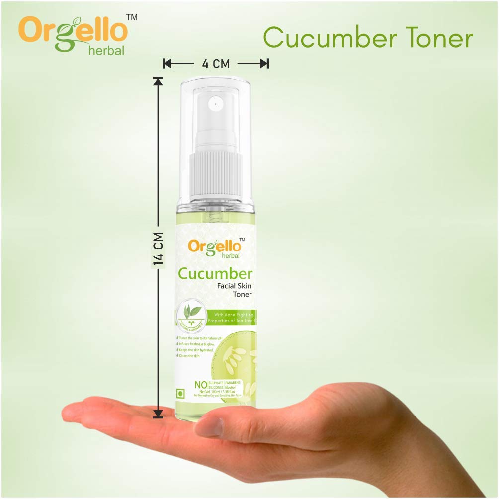 **Orgello Herbal Cucumber Toner Mist & Rose Water Spray for Face (100g Each) + Walnut Scrub for Men & Women (60g) – 3-Piece Skincare Set – Hydrate, Refresh & Exfoliate for Glowing Skin**    *(Perfect for Daily Skincare Routine, Travel Essentials, or Spa Day at Home!)*