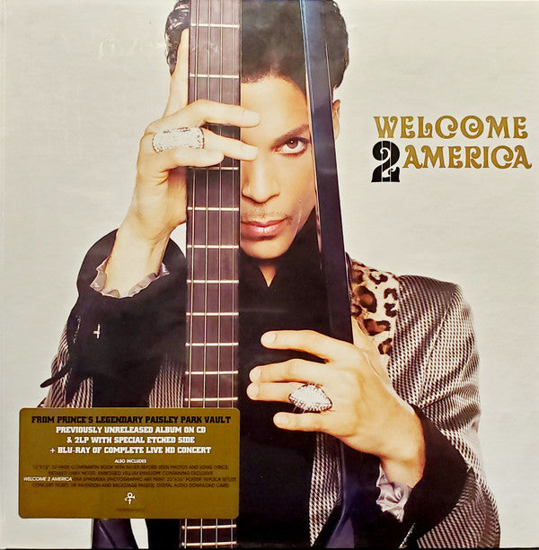 Prince - Welcome 2 America Deluxe Edition (2xLP + CD) - Limited Edition Vinyl Record with Etching - Near Mint Condition - Perfect for Collectors & Music Lovers - Ideal for Home Listening & Vinyl Collections