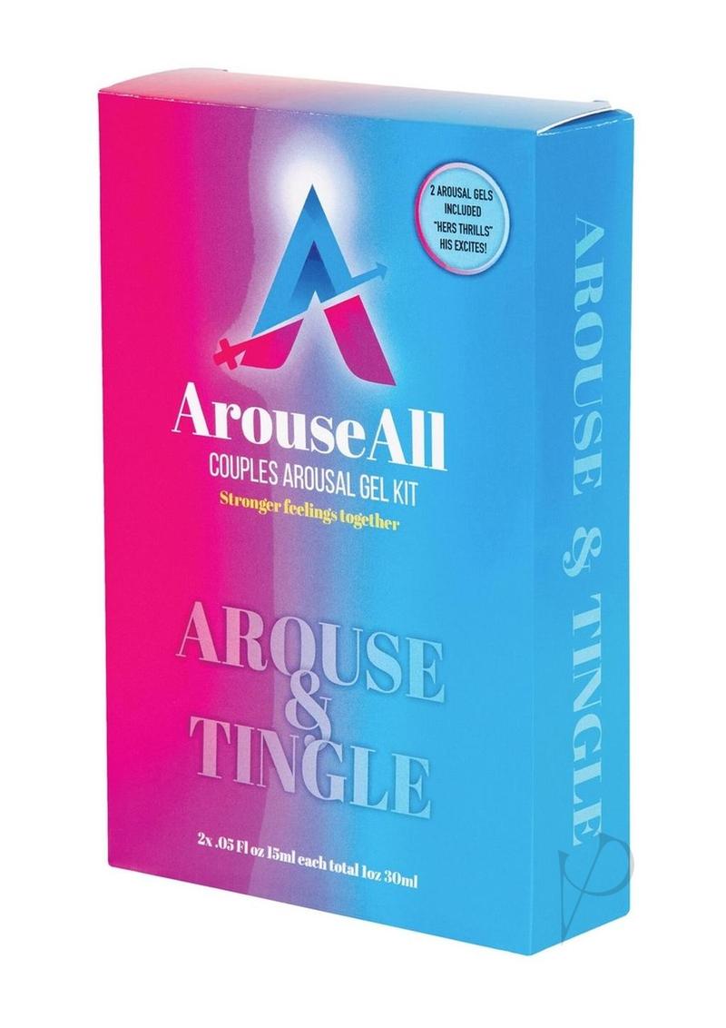 ArouseAll Couples Tingle Kit - Sensual Massage Oil & Intimacy Enhancer for Romantic Nights & Couples Bonding