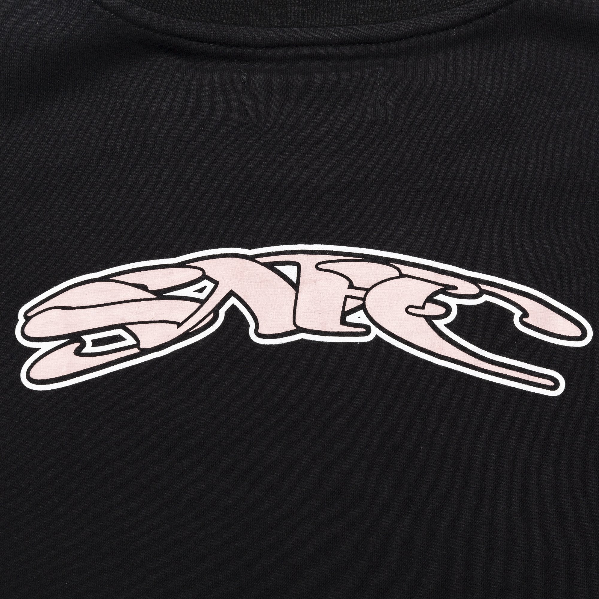 Chrystie NYC x Soho Warriors SWFC Twisted Logo Black T-Shirt | Trendy Graphic Tee for Streetwear & Casual Outfits