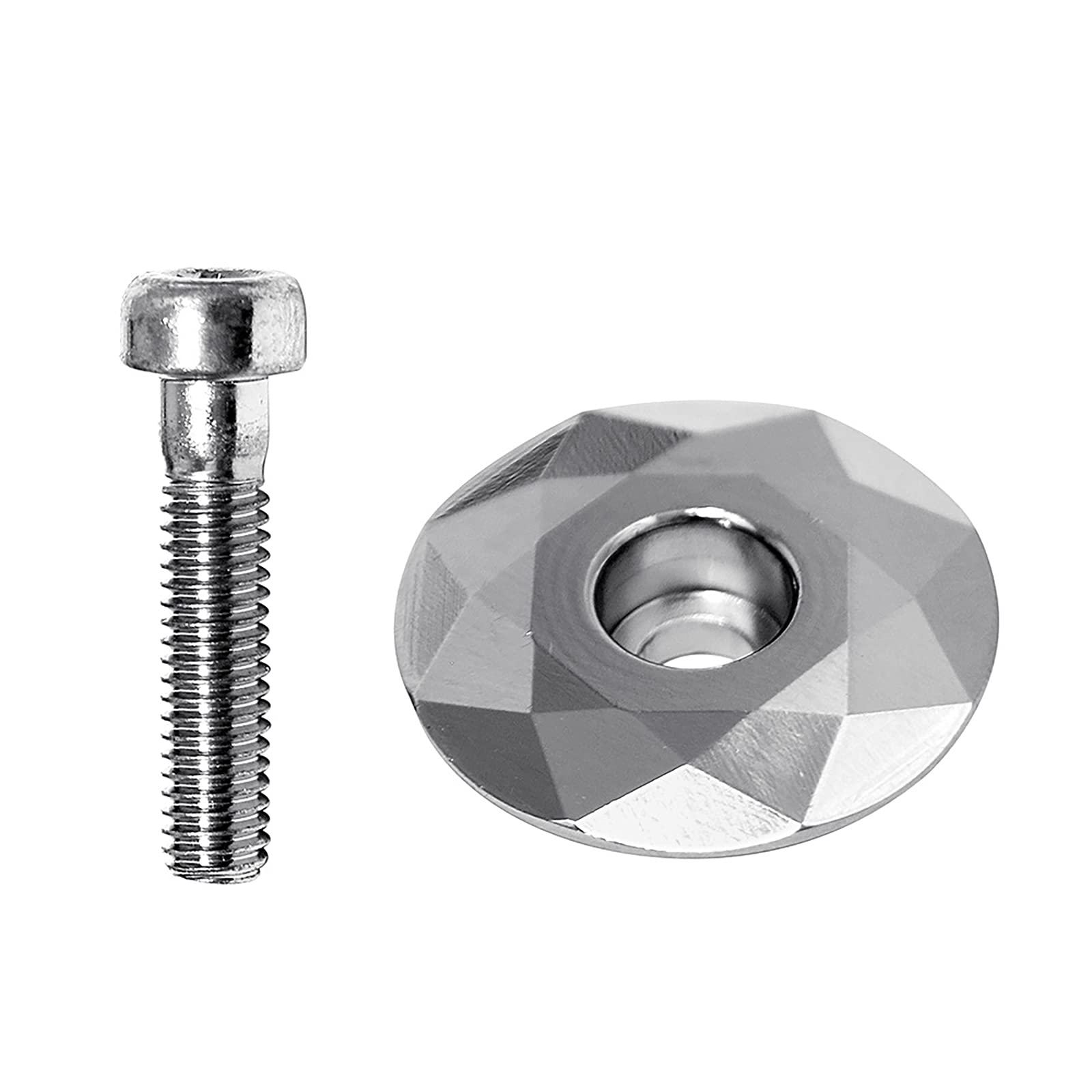 Owlike Bike Aluminum Alloy Headset Top Cap Set - 31mm Road Bike Stem Cap Cover with Bolt for Mountain & Road Bicycles | Perfect for Cycling Maintenance & Bike Upgrades