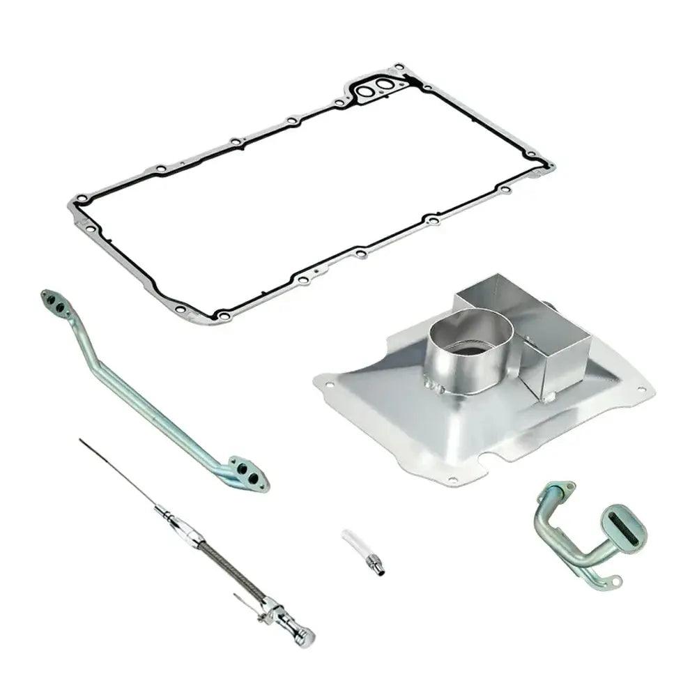 EVIL ENERGY LS Wet Sump Low Profile Retro Fit Front Sump Oil Pan - Compatible with Chevy LS1 LS2 LS3 LSX Engines - Perfect for Performance Upgrades & Classic Car Restorations
