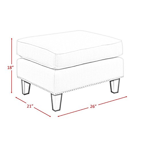 Emery Ottoman - Stylish Footrest for Living Room & Bedroom