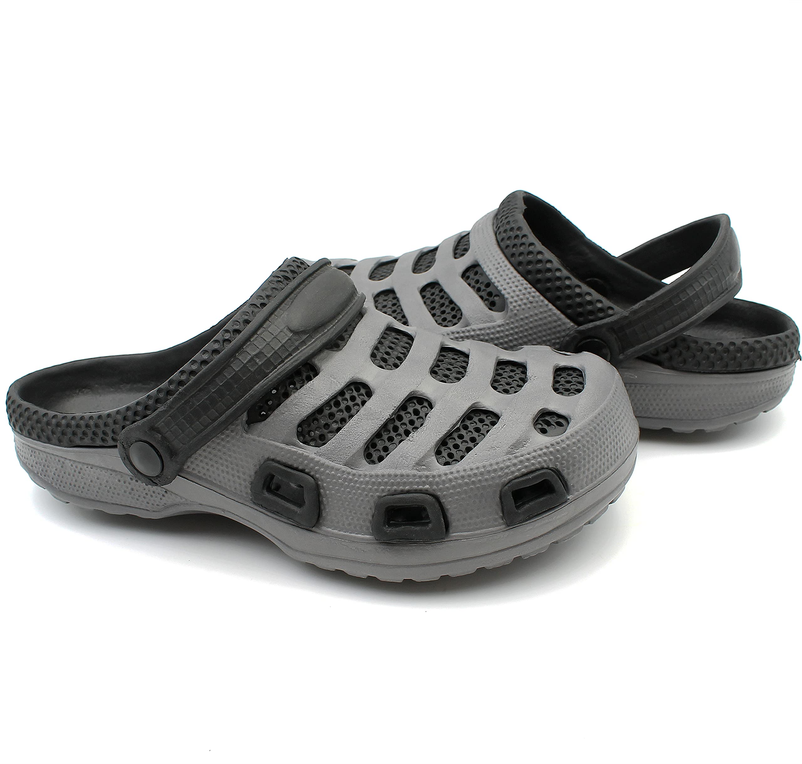 Men's Comfortable Garden Clogs - Breathable Two-Tone Sandals & Slippers for Summer | Beach, Backyard, Poolside & Casual Wear