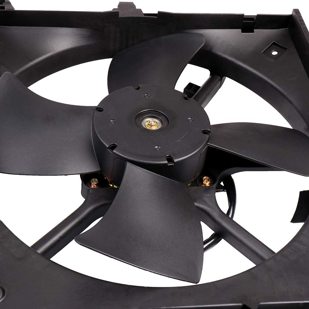CCiyu 620-429 Cooling Fan & 2588 Radiator Replacement for 2003-2007 Infiniti G35 3.5L - Engine Cooling System Upgrade for Hot Weather & Heavy-Duty Driving