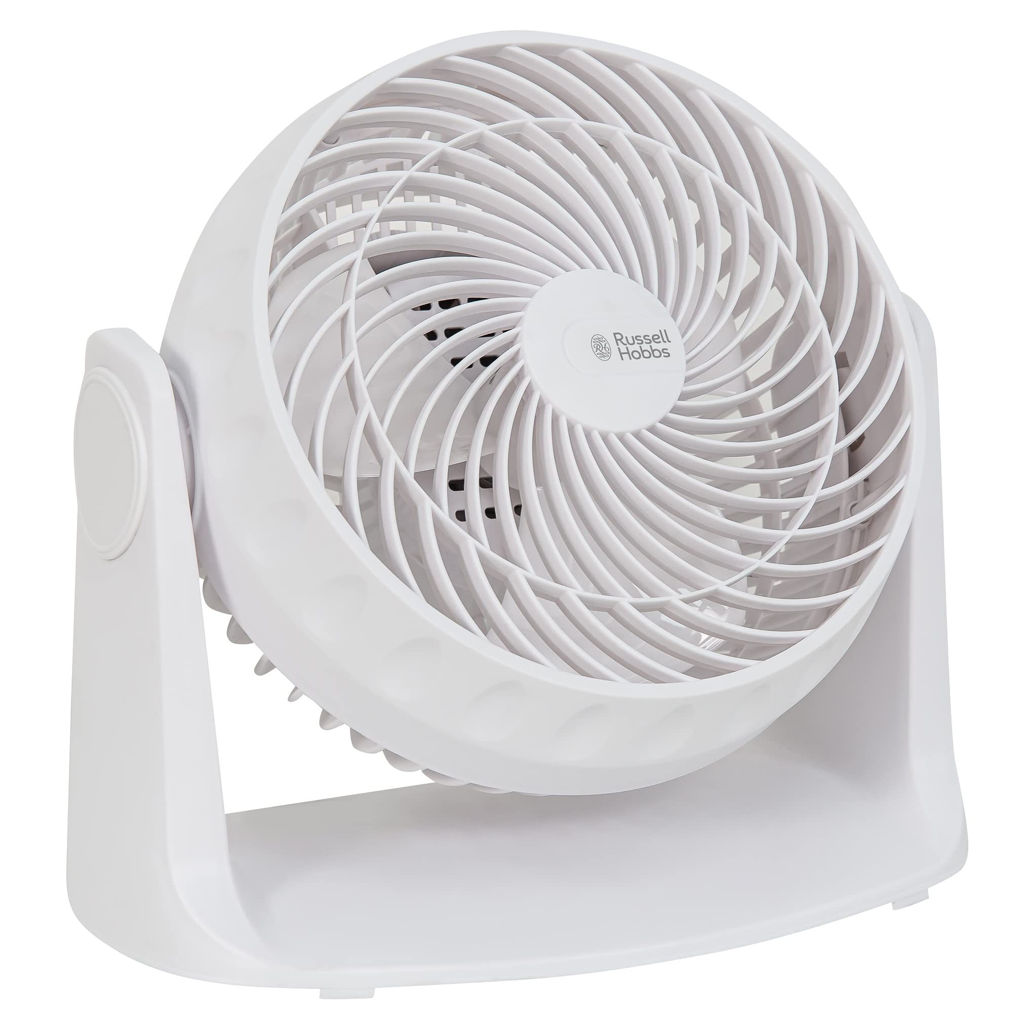 Russell Hobbs 8 Inch High Velocity Desk Fan - 900W Powerful Cooling Fan with 2 Speed Settings & Adjustable Tilt, Freestanding or Wall Mounted for Bedroom, Office, Home & Dorm Use - RHVDF0831