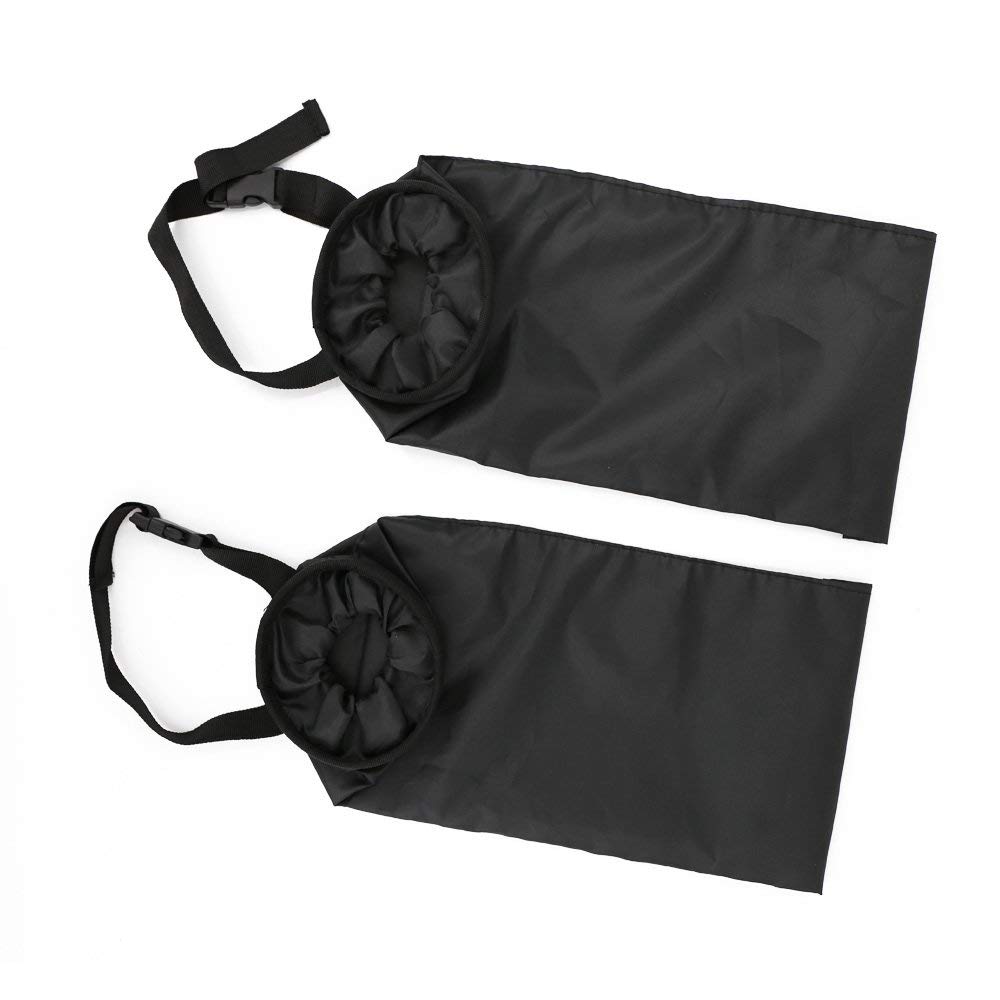 **2 Pack Waterproof Leakproof Car Trash Bag - Hanging & Detachable Trash Can for Car Console & Headrest - Perfect for Road Trips, Commuting & Travel (Asian)**