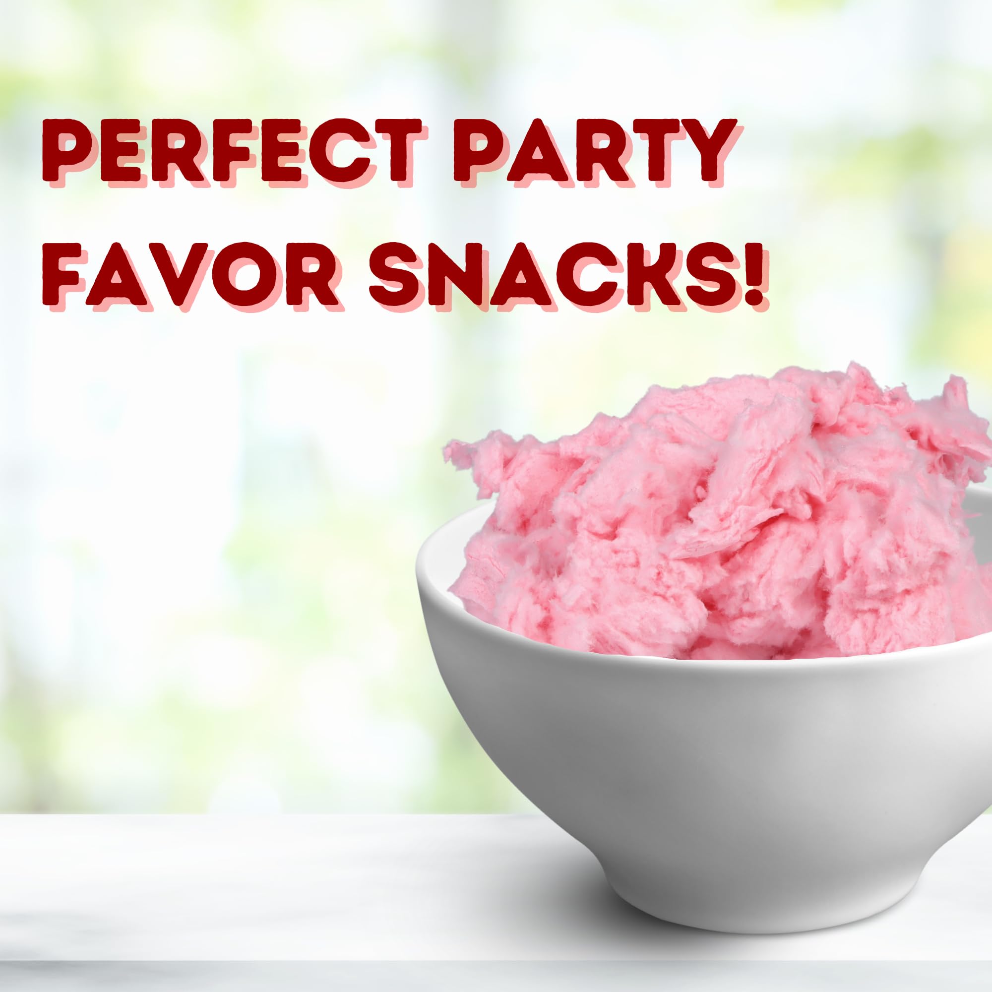 Hot Tamale Cotton Candy - Sweet & Spicy Cinnamon Flavored Sugar Floss - 3oz Pack of 2 - Unique Party Favors & Halloween Treats - Perfect for Birthday Parties, Movie Nights & Carnival Snacks