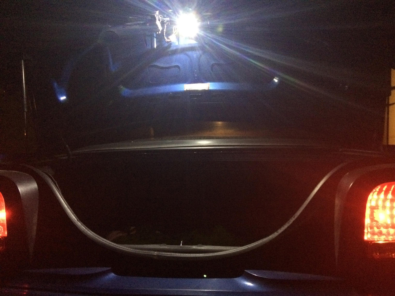 2W White Full LED Trunk Cargo Area Light Assembly For 2005-2014 Gen5 Ford Mustang - Upgrade Interior Lighting for Enhanced Visibility & Style