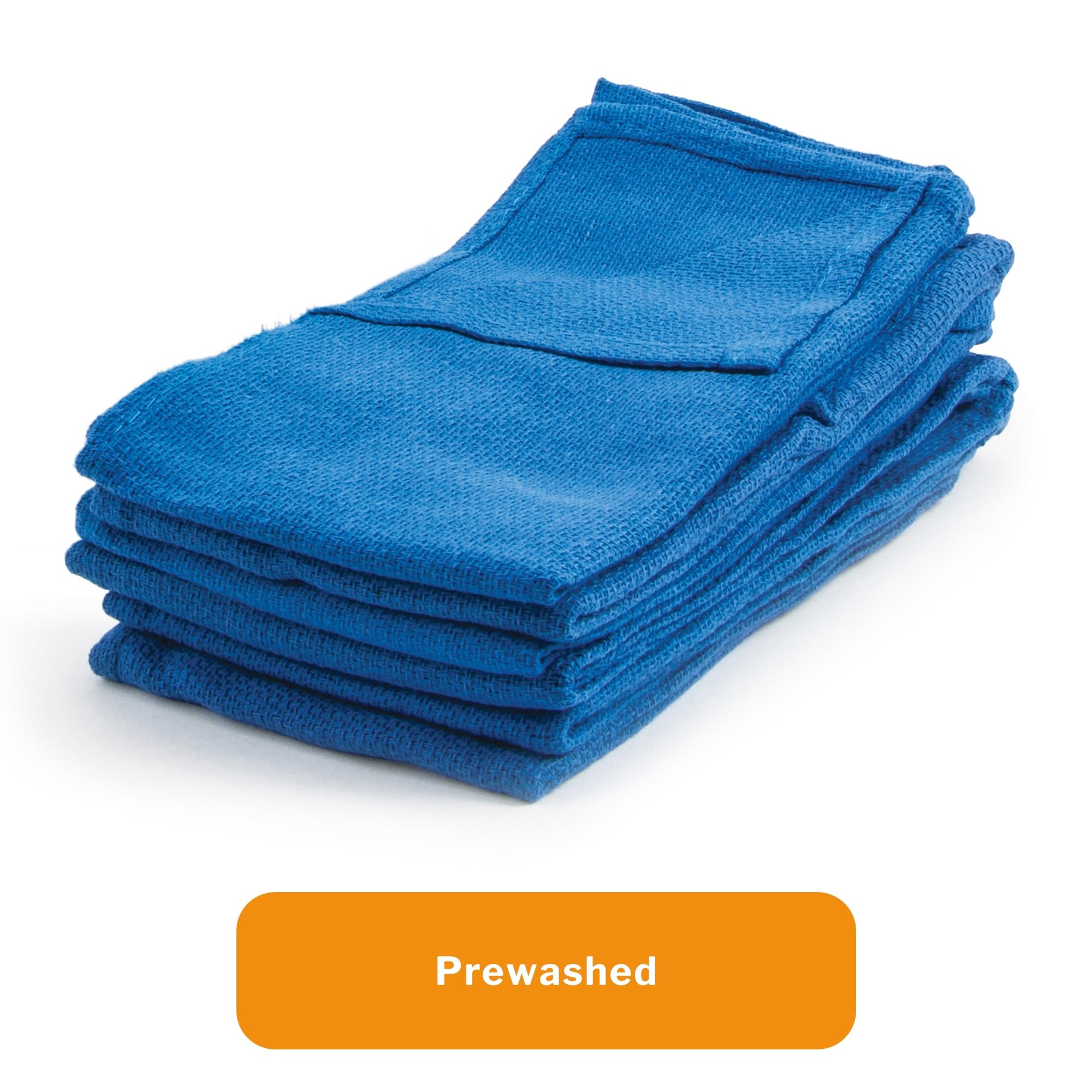 McKesson Sterile Disposable O.R. Towels - Pre-Washed Cotton Plain Weave, Blue 17x27 Inches, 80 Count - Ideal for Surgical, Medical, and First Aid Use