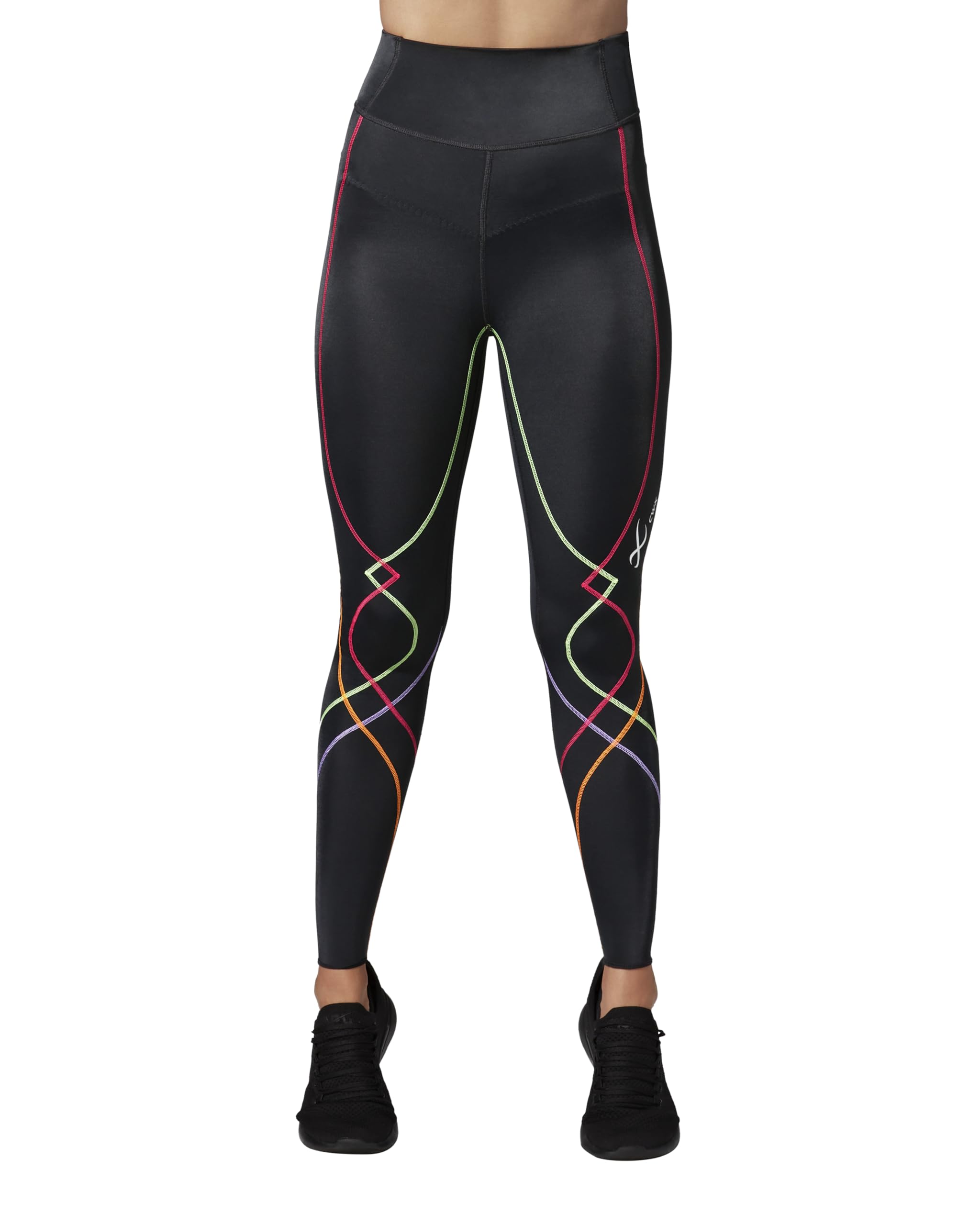 CW-X Women's Stabilyx 3.0 Joint Support 3/4 Capri Compression Tight - High-Rise Running Leggings with Back Phone Pocket & Muscle Stabilization Technology | Perfect for Marathon Training, Gym Workouts & Outdoor Activities