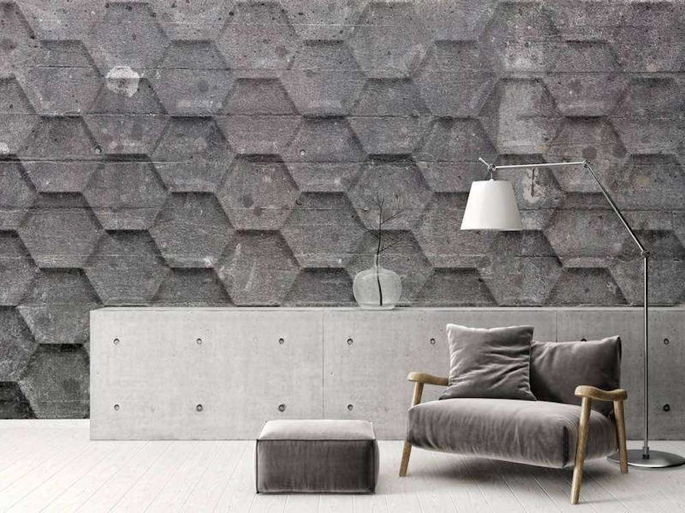 Atelier 47 Honeycomb Pattern Home Decor - Modern Geometric Wall Art for Living Room, Bedroom & Office Decoration | Perfect for Boho, Minimalist & Contemporary Interior Design Styles