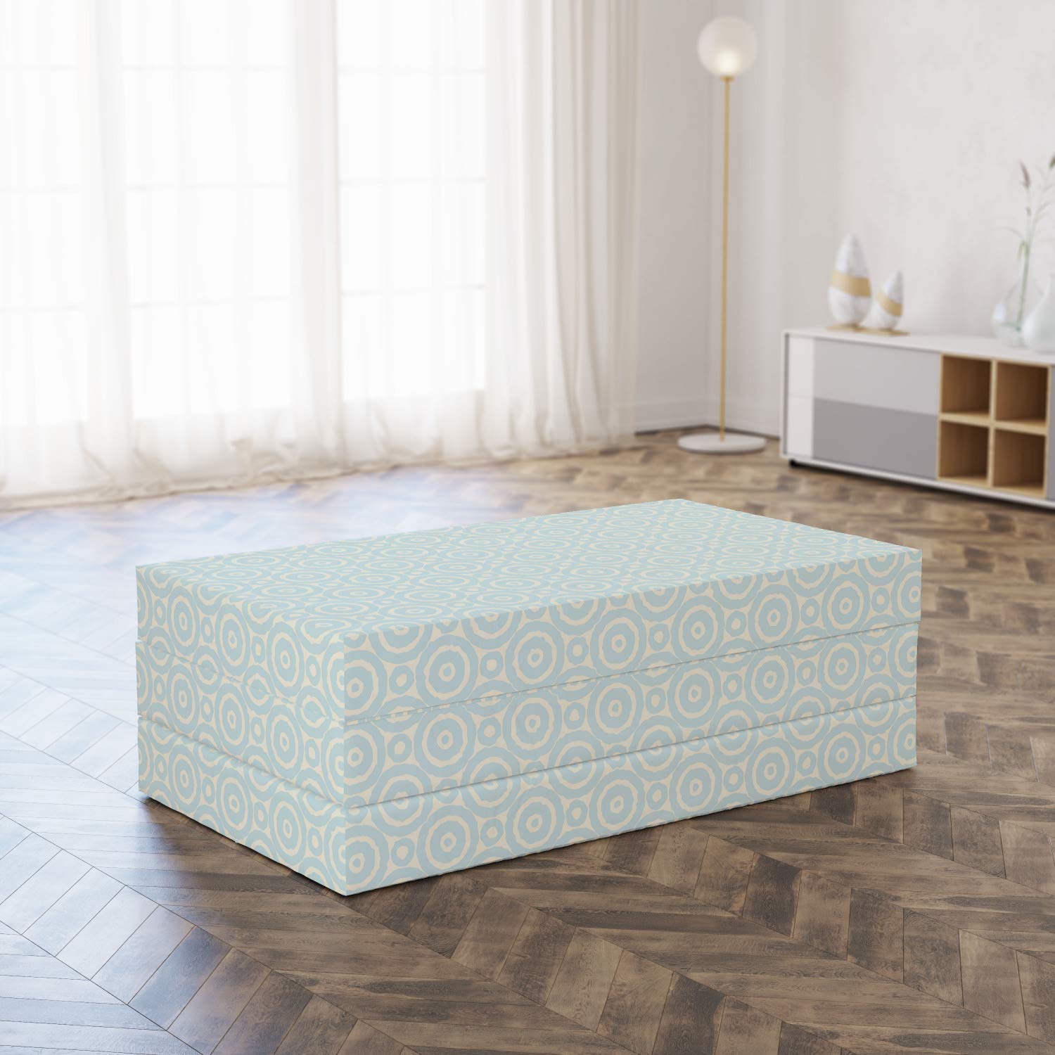 **Ambesonne Retro Foldable Mattress - 78.7