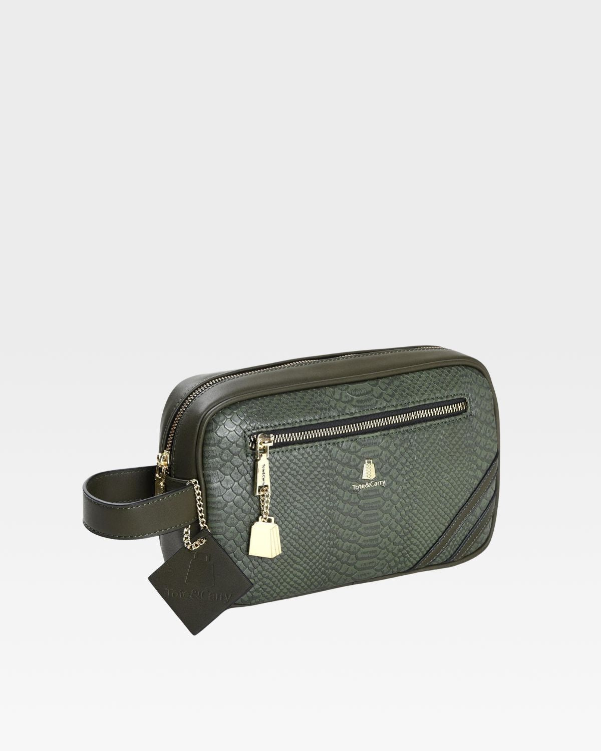 Premium Apollo 1 Travel Toiletry Bag - Waterproof Hanging Organizer for Men & Women, Olive Green - Perfect for Camping, Gym & Business Trips