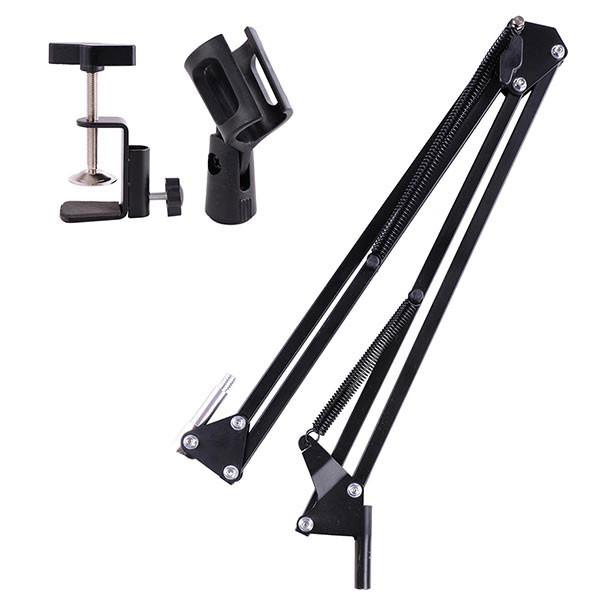 Professional NB 35 Microphone Suspension Boom Scissor Arm Stand - Adjustable Desktop Studio Mic Mount for Podcasting, Streaming & Voice Recording - Perfect for Home Studios, Gaming Setups & Content Creators
