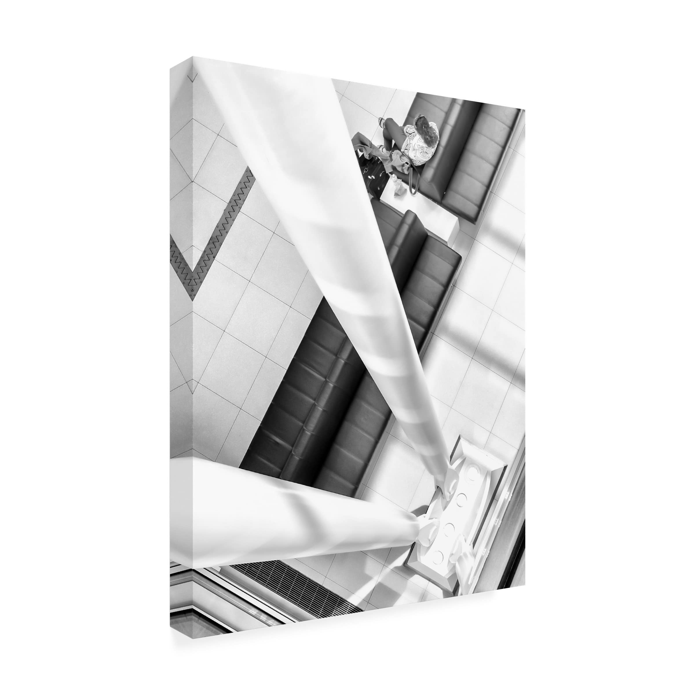 Trademark Fine Art 'Delayed Travel' Canvas Wall Art by Theo Hoofwijk - Modern Home Decor for Living Room, Bedroom & Office