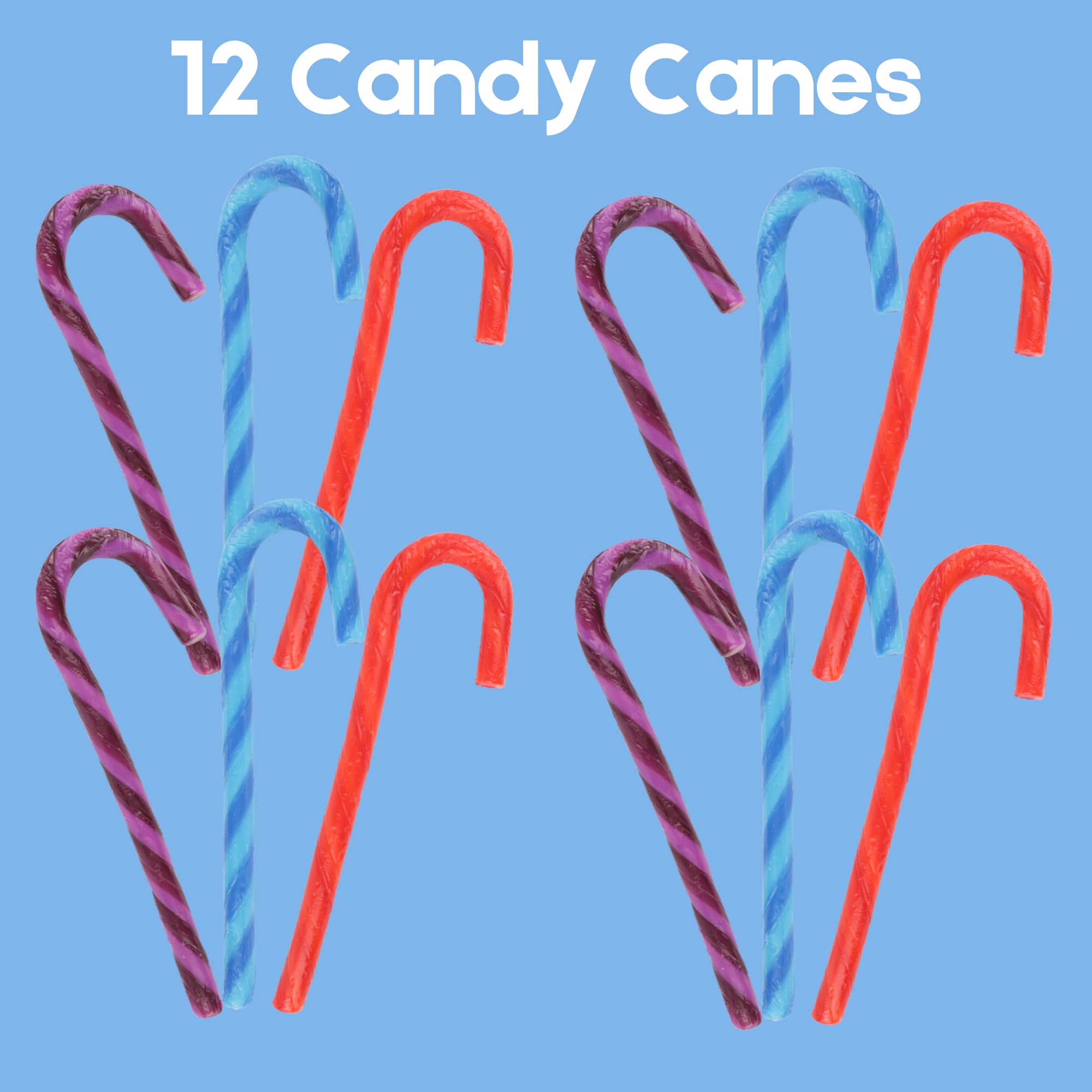 Kool-Aid Candy Canes - 12 Count (5.53 oz) Holiday Christmas Stocking Stuffers & Party Favors for Kids & Adults