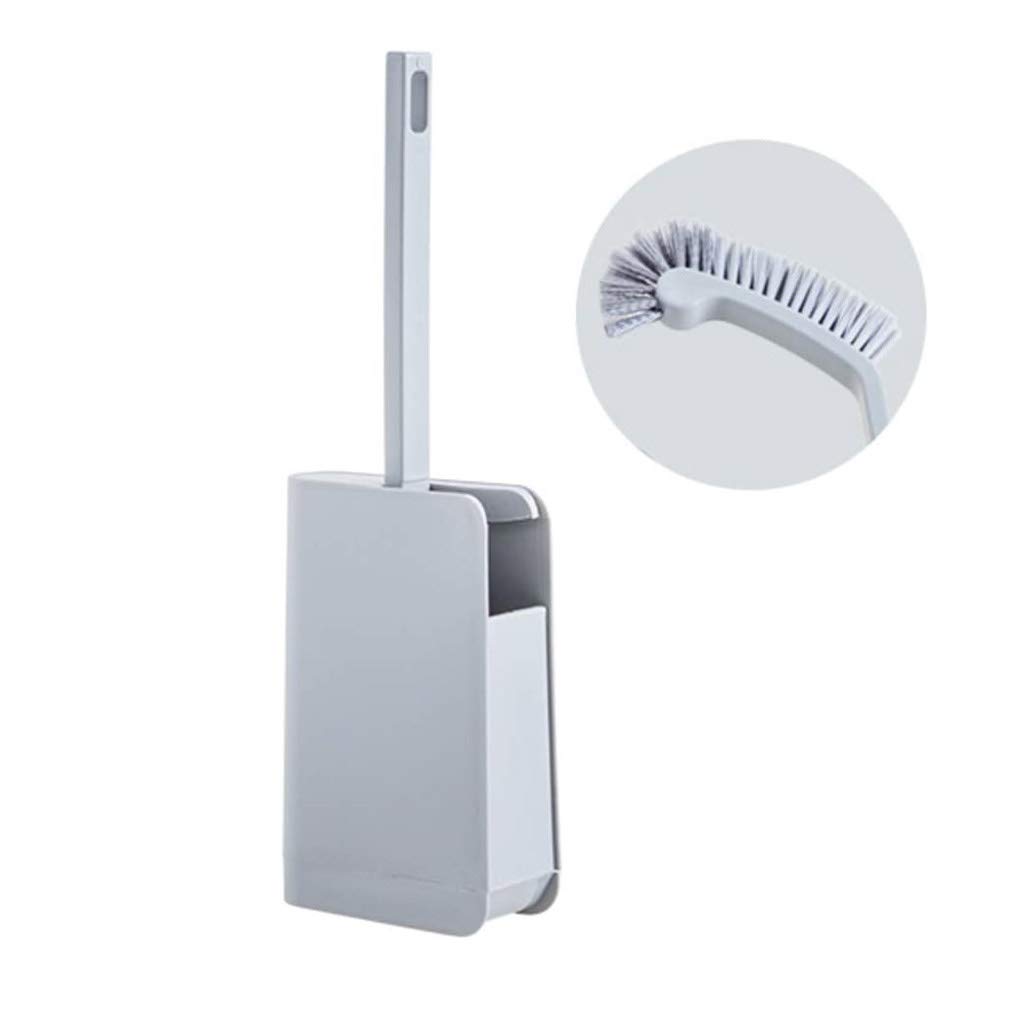 WSZJJ Heavy Duty Toilet Brush Holder with Non-Slip Base - Bathroom Cleaning Tool for Deep Cleaning & Stain Removal | Perfect for Home, Apartment, and Commercial Restrooms