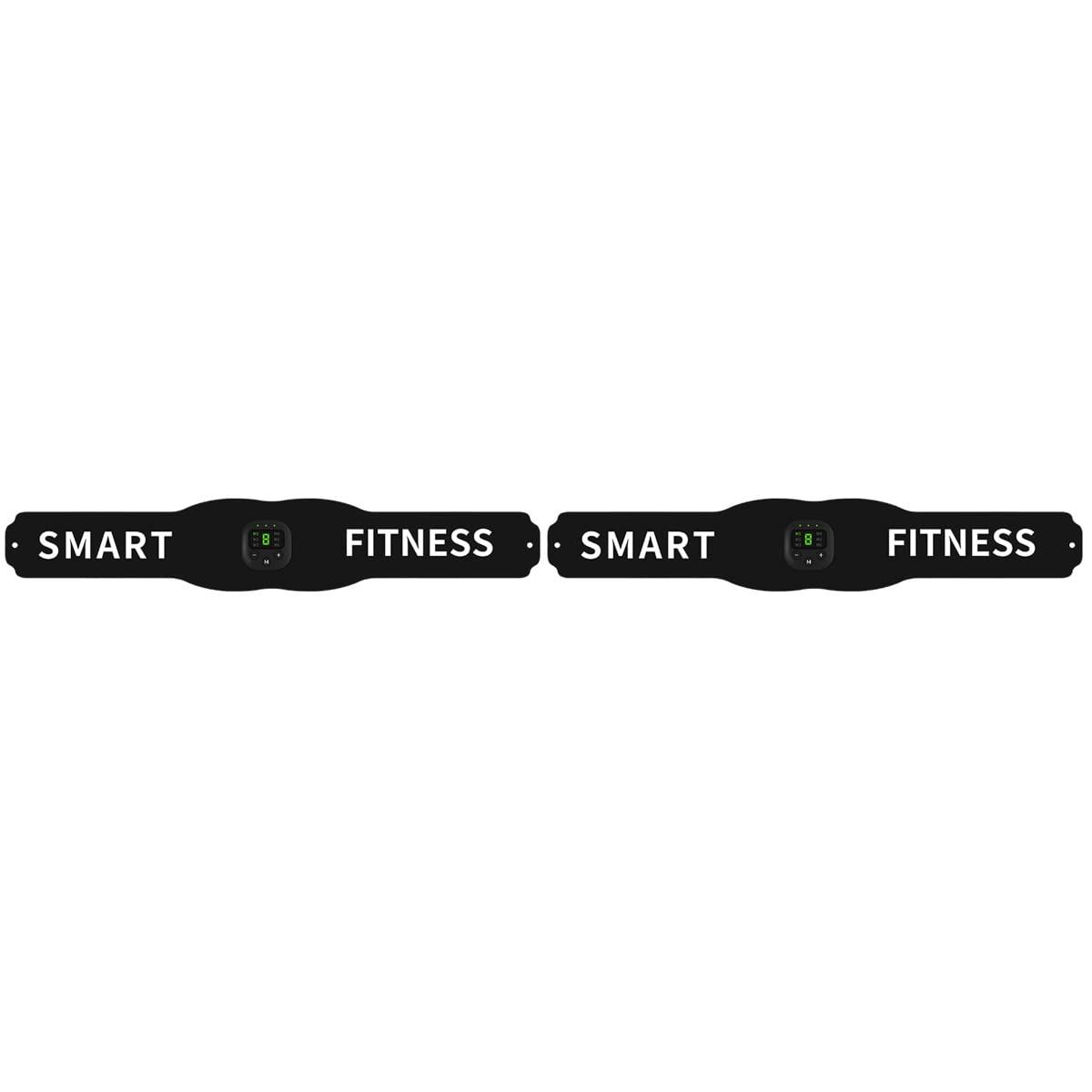 PRETYZOOM 2 Pack USB Rechargeable Smart Abdominal Exercise Belt - Adjustable Fitness Waist Trainer for Men & Women - Perfect for Home Workouts, Gym Training and Weight Loss
