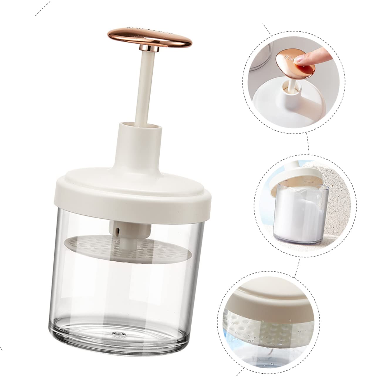 2pcs Plastic Foaming Cup - Facial Cleansing Bubble Maker for Deep Cleaning | Bubbler Trip Foam Maker Bottle for Face Wash & Skincare | Perfect for Spa, Salon, and Home Beauty Routine