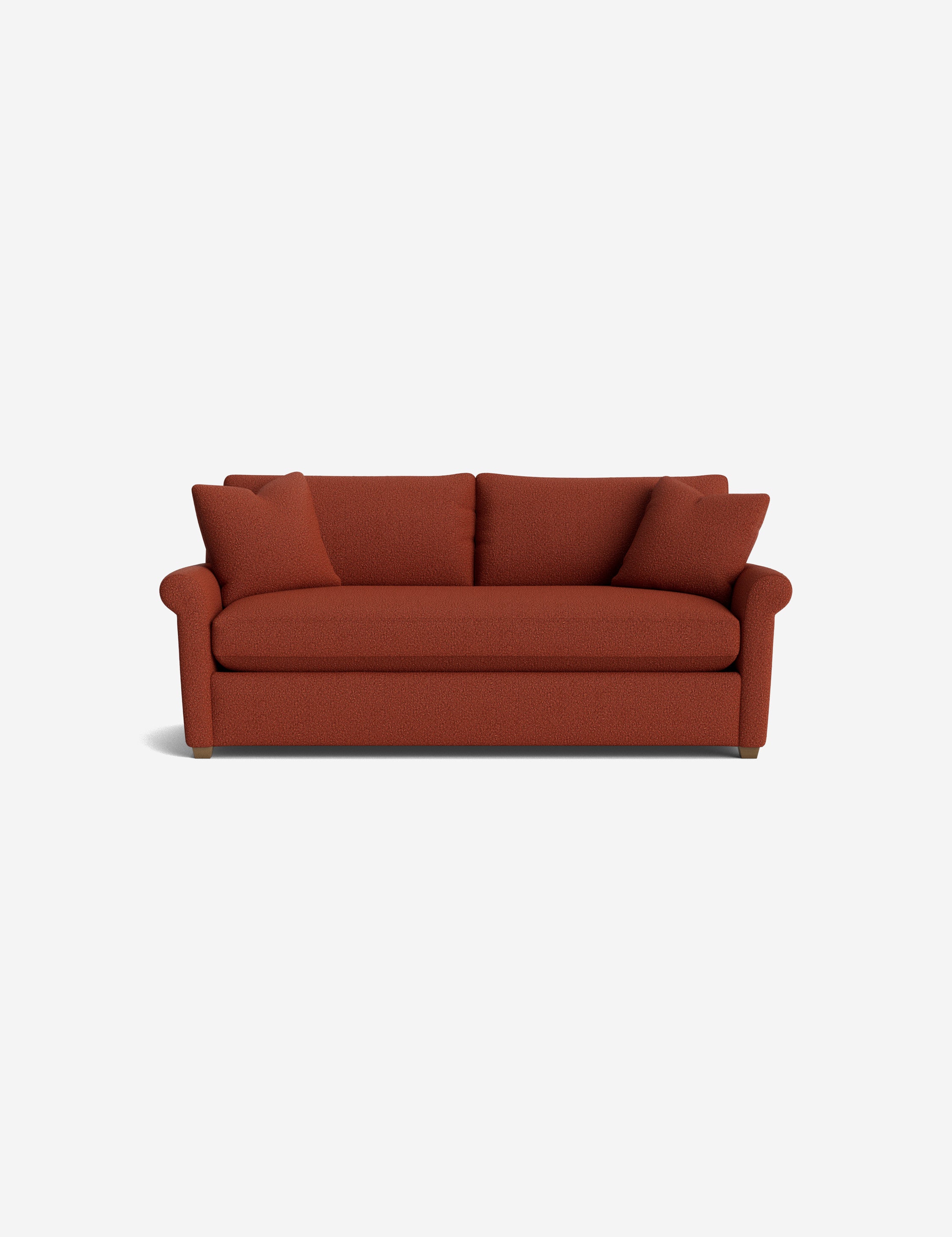 Everdeen Sofa - Modern Comfortable 3-Seater Couch for Living Room, Home Theater & Office - Soft Fabric Upholstery with Sturdy Wooden Frame - Perfect for Relaxing, Entertaining & Small Spaces