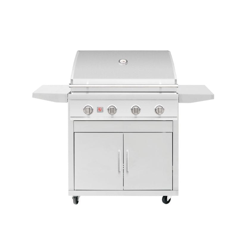 Summerset Sizzler 32-Inch 4-Burner Propane Gas Grill - Outdoor BBQ Grill for Backyard, Patio, and Tailgating Parties