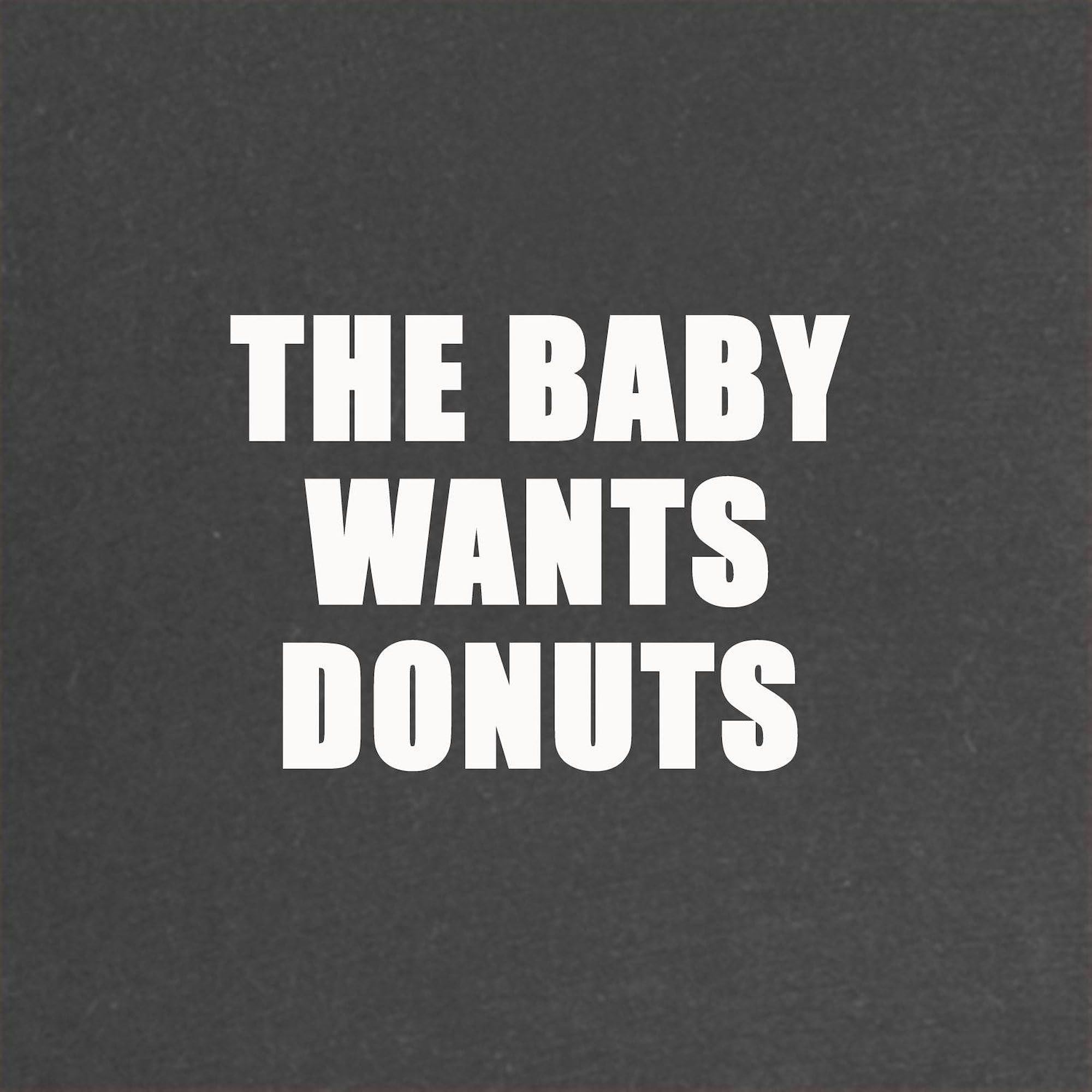 Funny Maternity T-Shirt for Women - 'The Baby Wants Donuts' Pregnancy Tee with Ruched Sides | Comfortable & Stylish Maternity Wear for Casual Outings, Baby Showers & Pregnancy Announcements