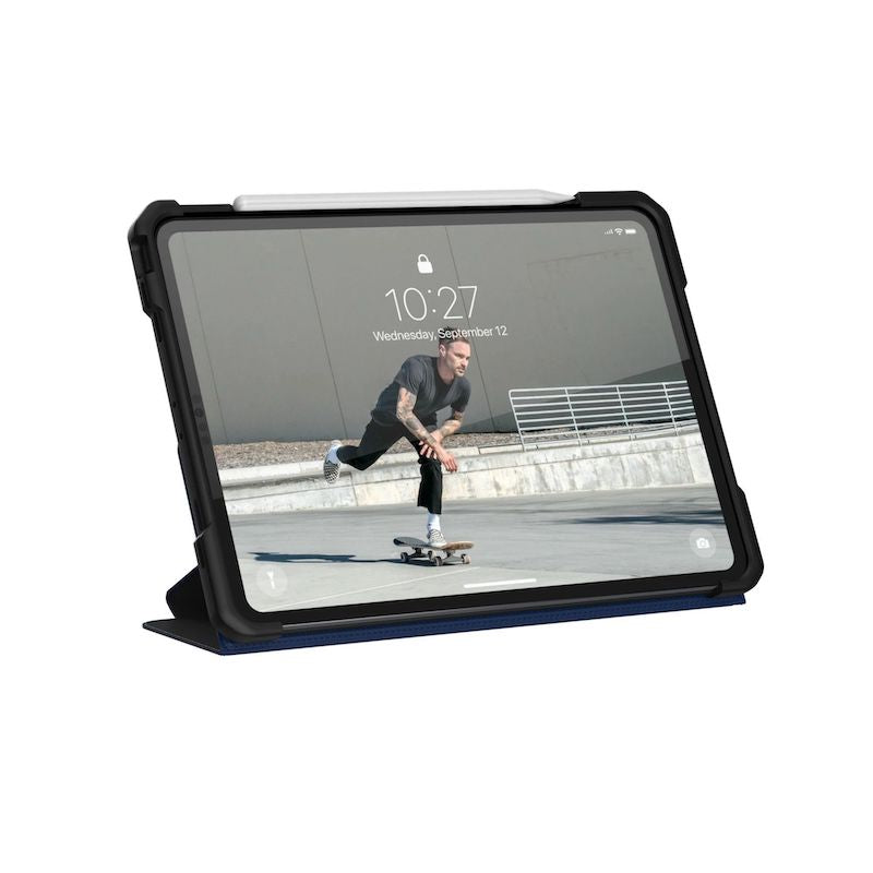 UAG METROPOLIS Folio Case for iPad Pro 12.9 4th Gen/M1 (2021/2022) - Cobalt Blue | Slim Protective Cover with Stand | Perfect for Work, Travel & School