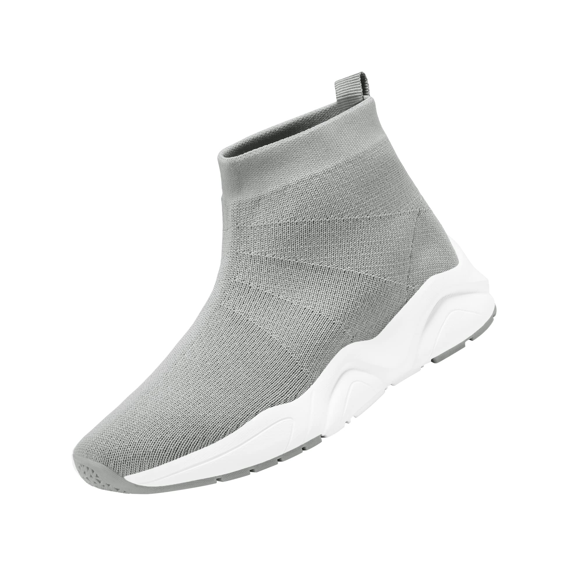 DREAM PAIRS Boys Girls High Top Slip-On Sneakers - Breathable Comfortable Sock Shoes for Toddler Little Kid Big Kid - Perfect for School, Playground & Casual Wear