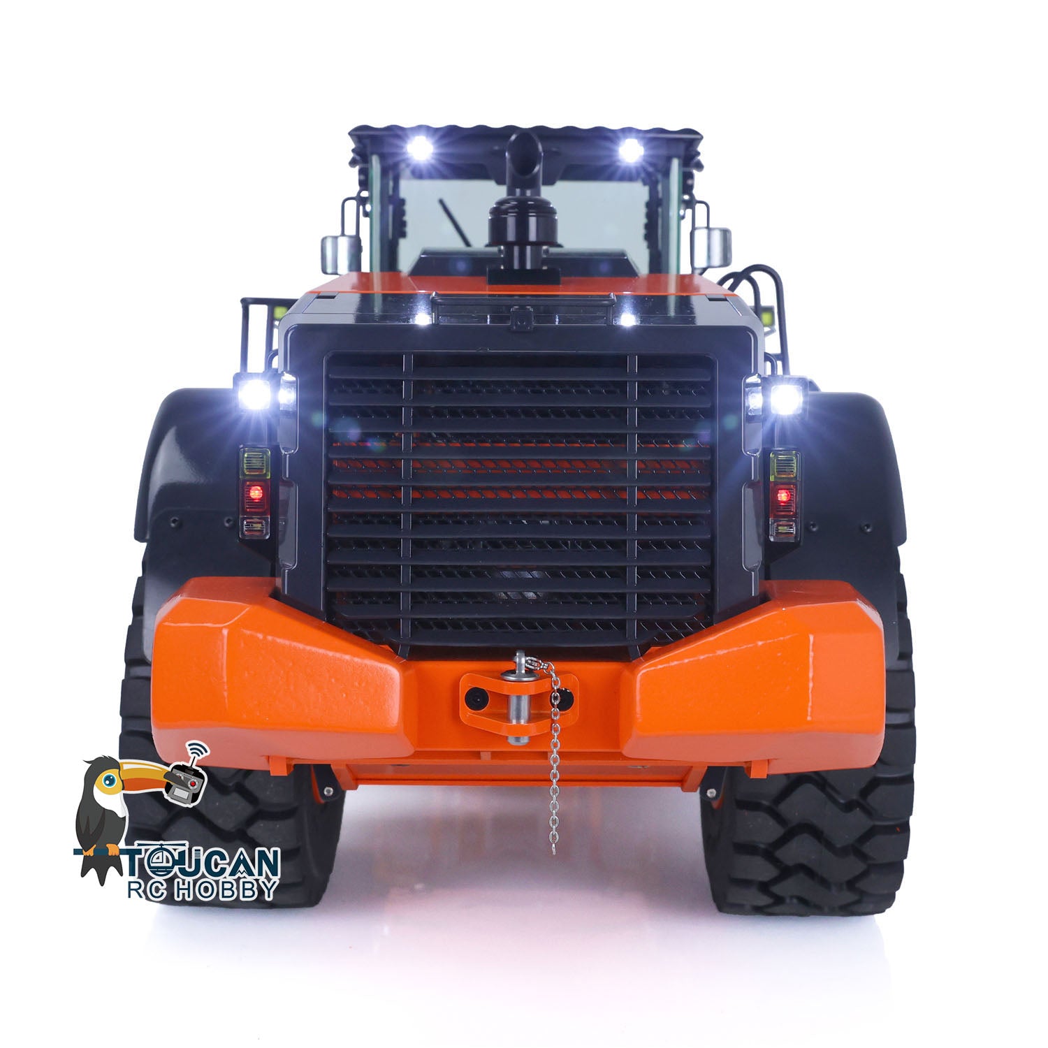 1/14 Scale Hydraulic RC Loader ZW370 JDM 198 - Remote Control Metal Construction Truck with New Sound Module - Realistic Model for Construction Site Play & Collectors