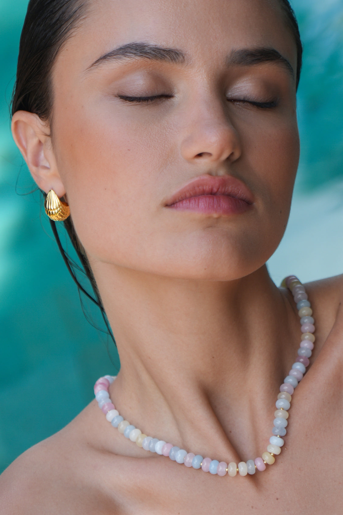 Pastel Multi Gemstone T Bar Necklace - Elegant Dainty Jewelry for Women | Perfect for Everyday Wear, Date Nights & Special Occasions