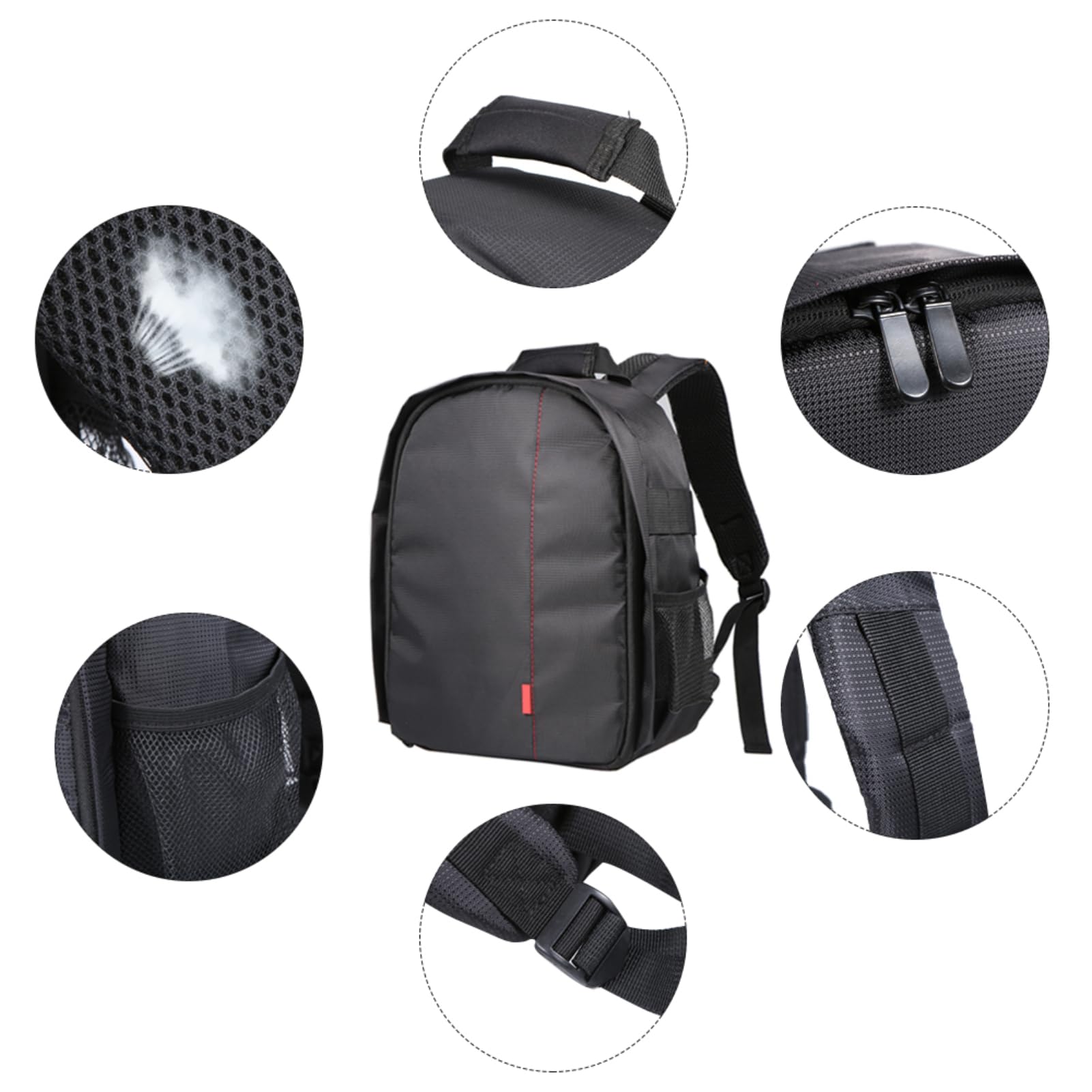 **Andoer Waterproof DSLR Camera Backpack - Durable Digital SLR Bag for Travel & Photography (Purple) - Perfect for Outdoor Shoots, Hiking & Professional Use**