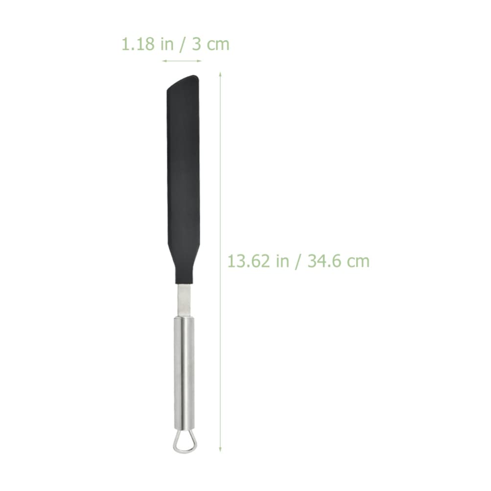 Premium Stainless Steel Cream Spatula Set - 3-Piece Baking Scraper for Cake Decorating, Buttercream Spreading & Kitchen Cooking | Essential Baking Tools for Pastry Chefs & Home Bakers | Perfect for Cupcakes, Cookies & Pancakes