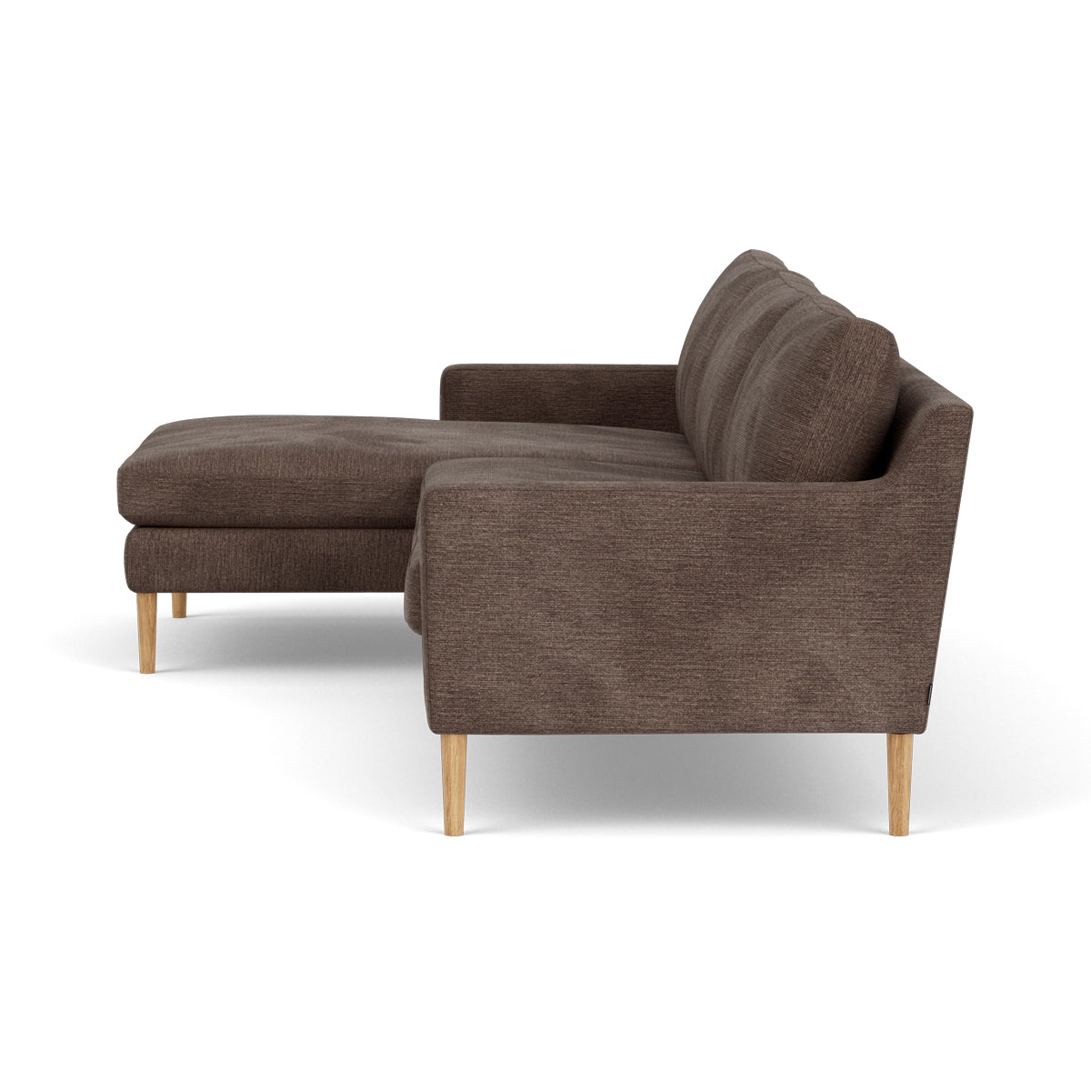 Astha Fabric Left Chaise Sofa - Modern L-Shaped Sectional Couch with Reversible Design for Living Room, Lounge & Home Theater Comfort
