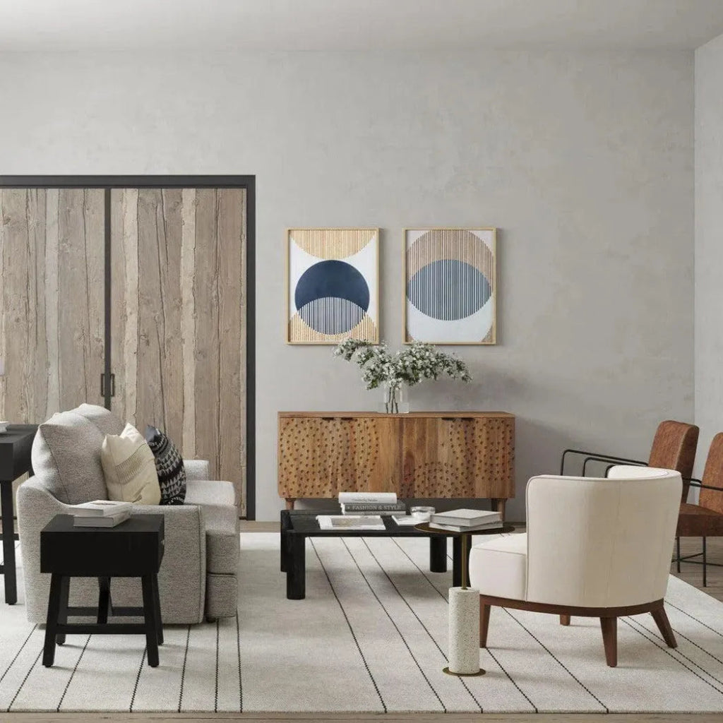 62 Inch Modern Grey Sideboard - Stylish Storage Cabinet for Dining Room, Living Room & Entryway