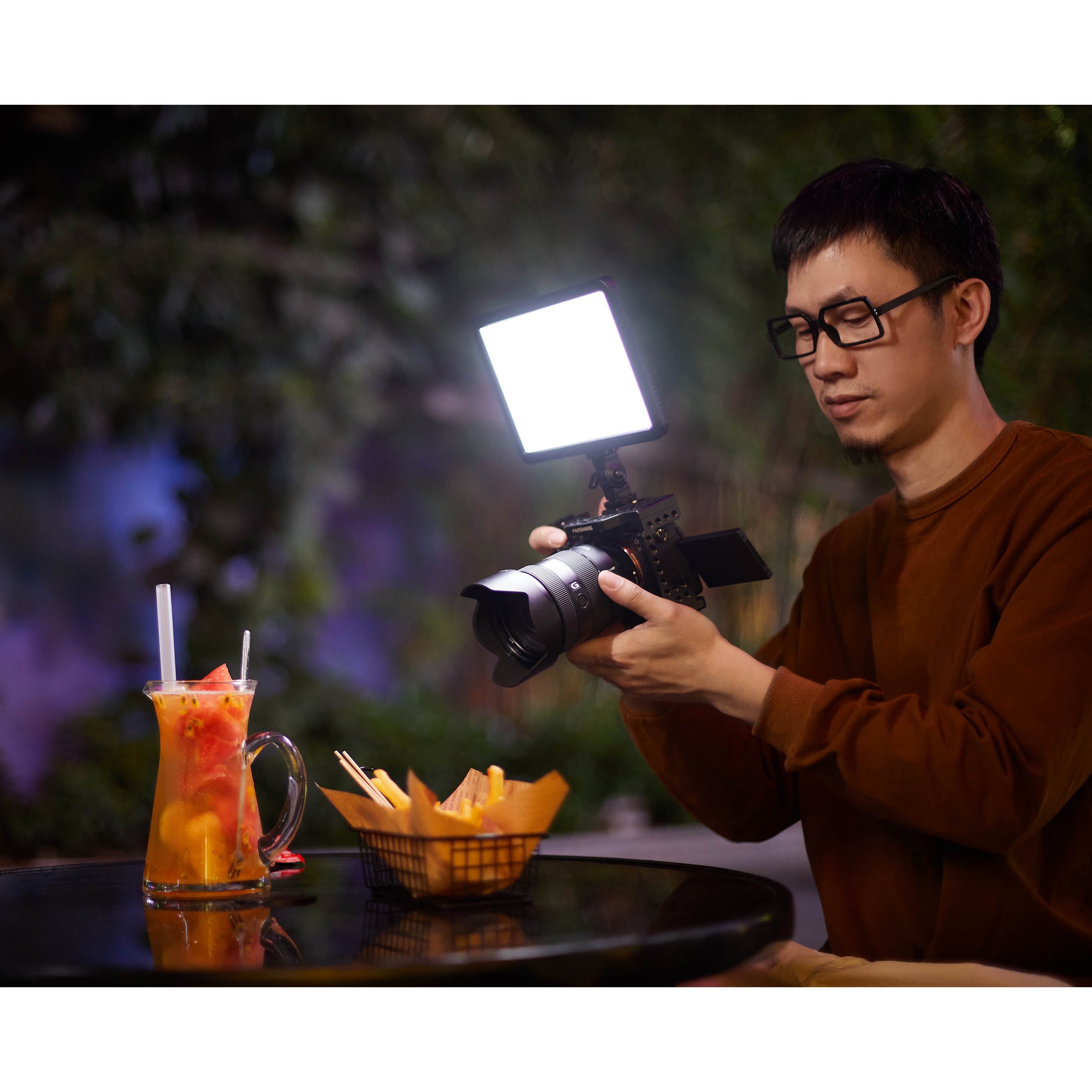 Godox LDP18Bi Bi-Color LED On-Camera Light - 3200K-5600K Adjustable, 18W Power, USB Powered - Perfect for YouTube, Vlogging, Photography & Video Shooting