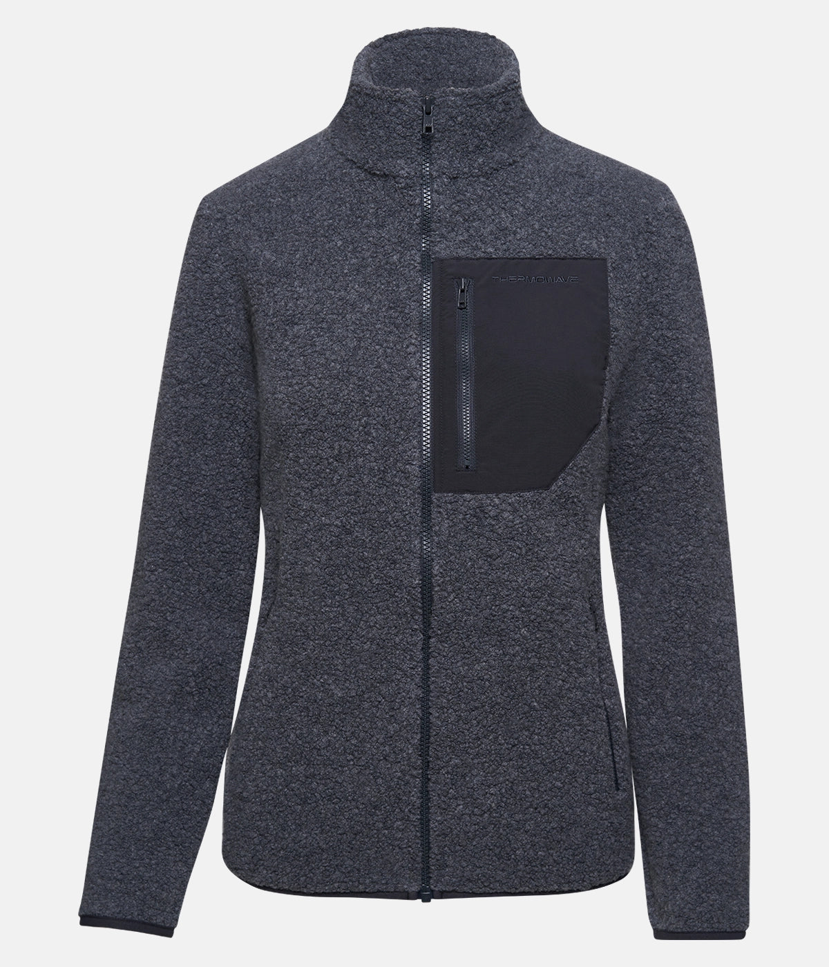 Women's Warm & Cozy Renew Wool Fleece Jacket - Lightweight Winter Outerwear for Hiking, Travel & Casual Wear